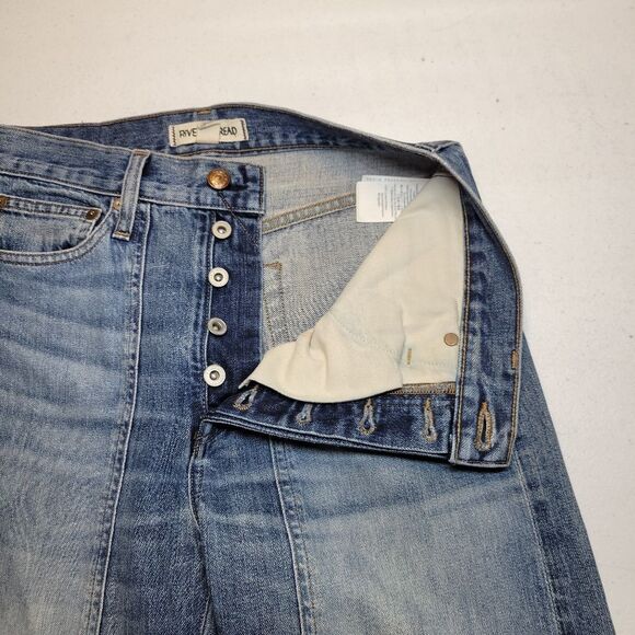 Rivet & Thread High Rise Slim Boy Jeans Thigh Patch Edition from Madewell - Picture 9 of 15